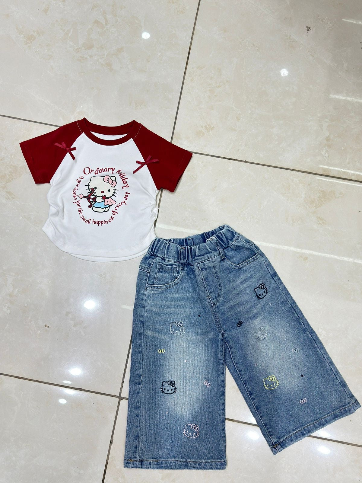 Girls cord-set