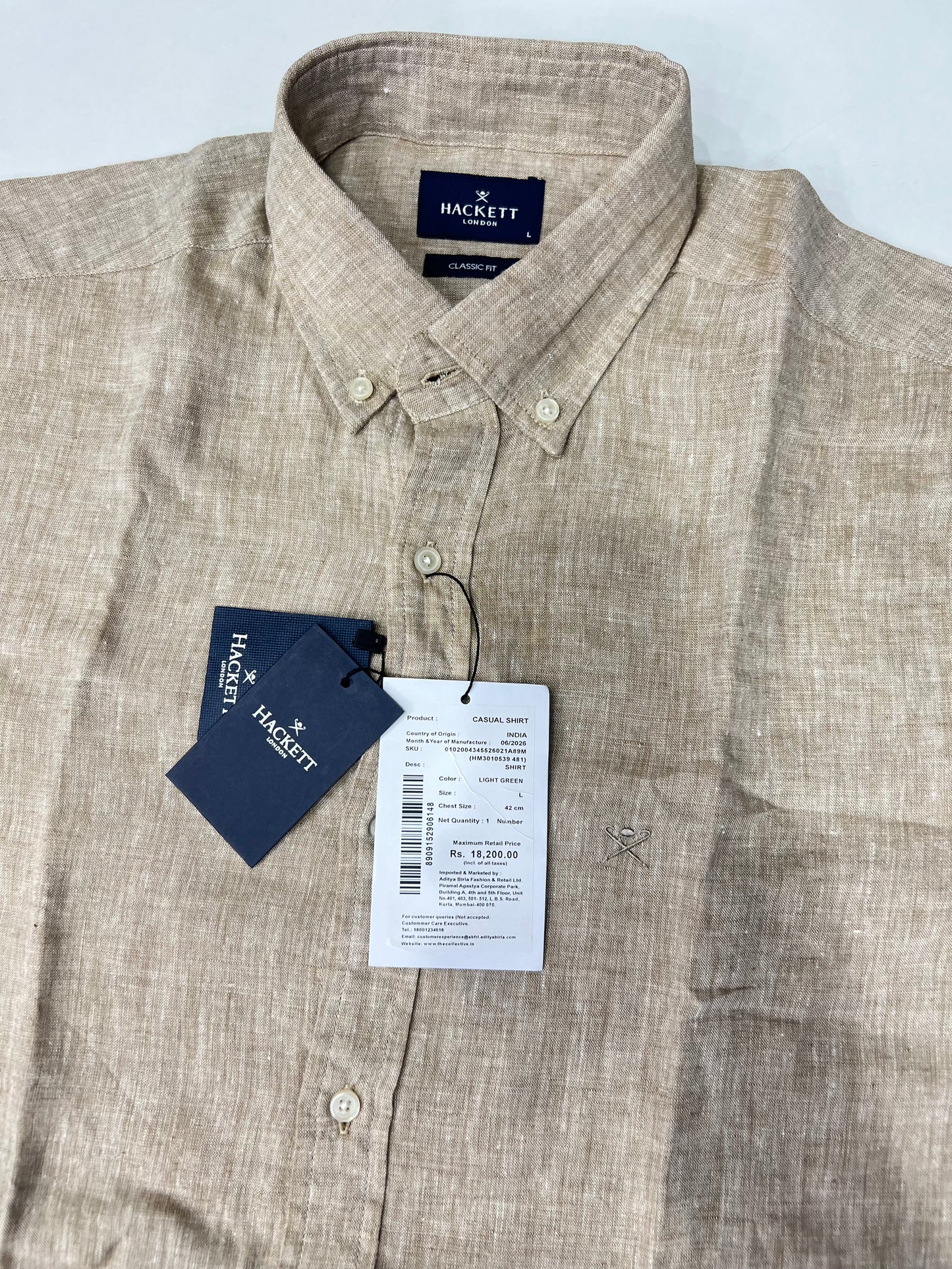 Mens linen shirt