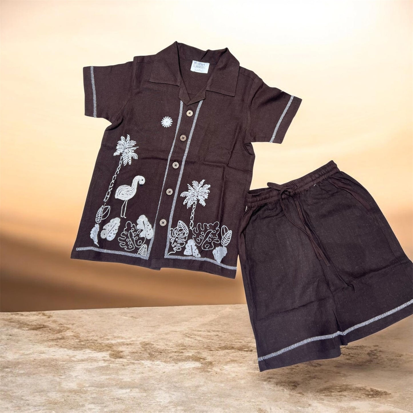 Boys cord- set