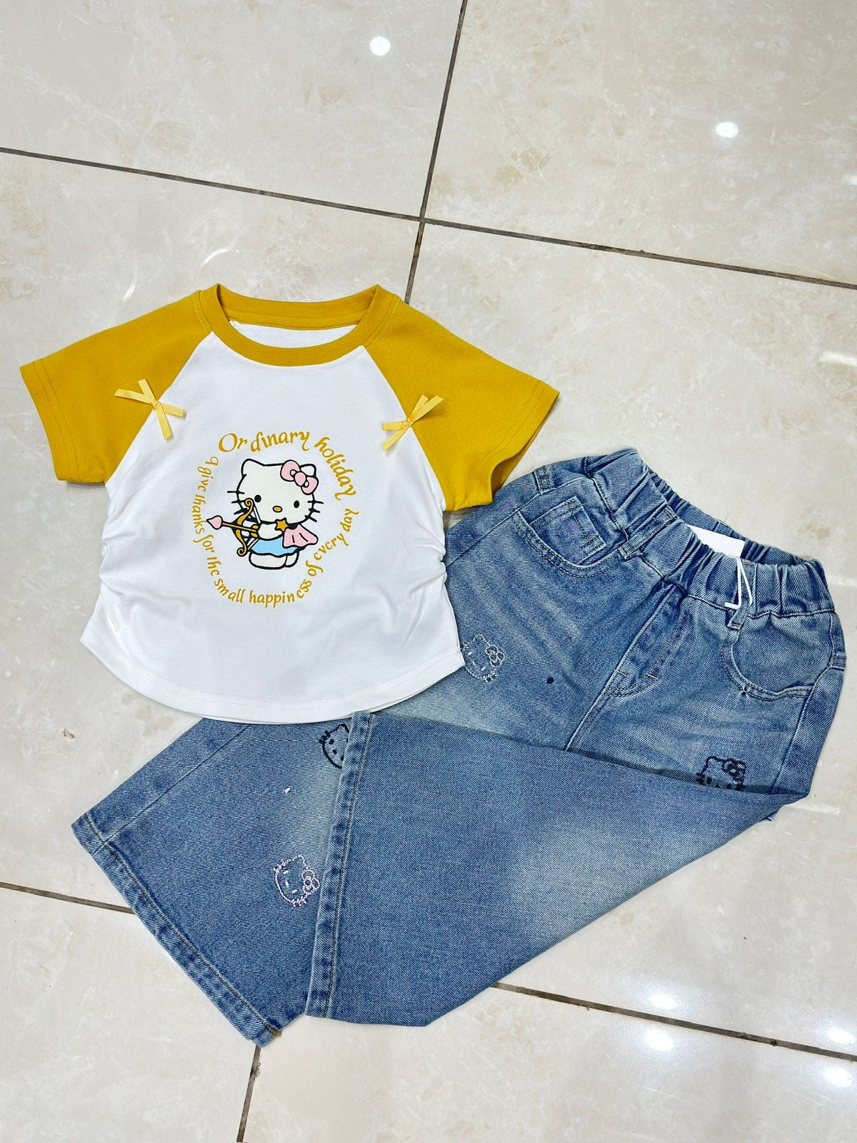 Girls cord- set