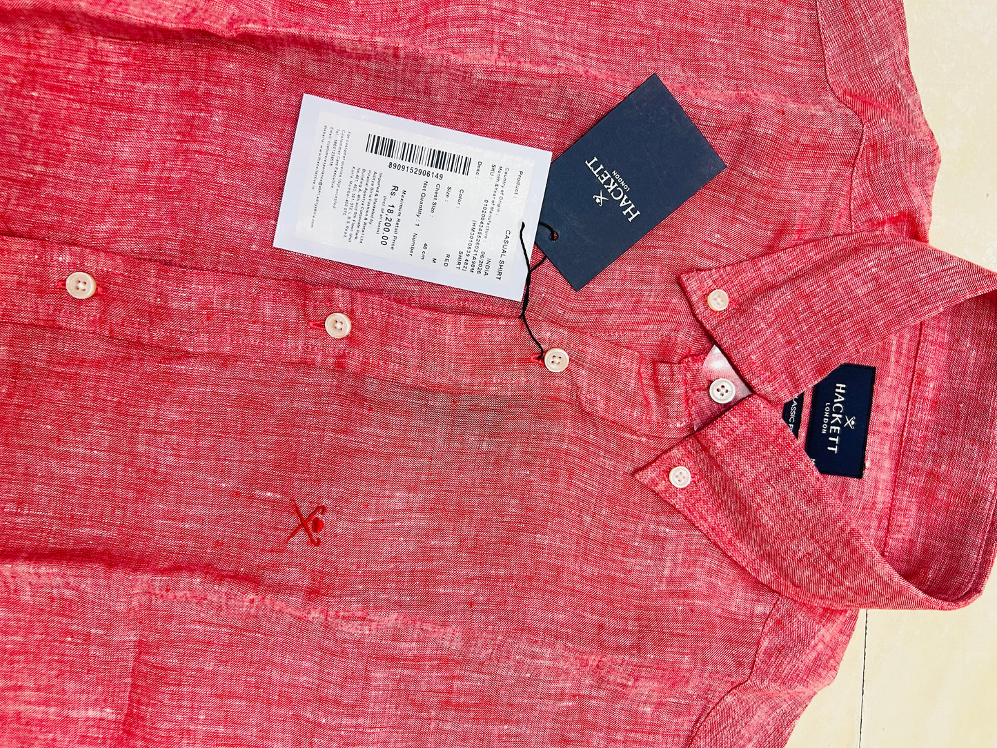 Mens linen shirt