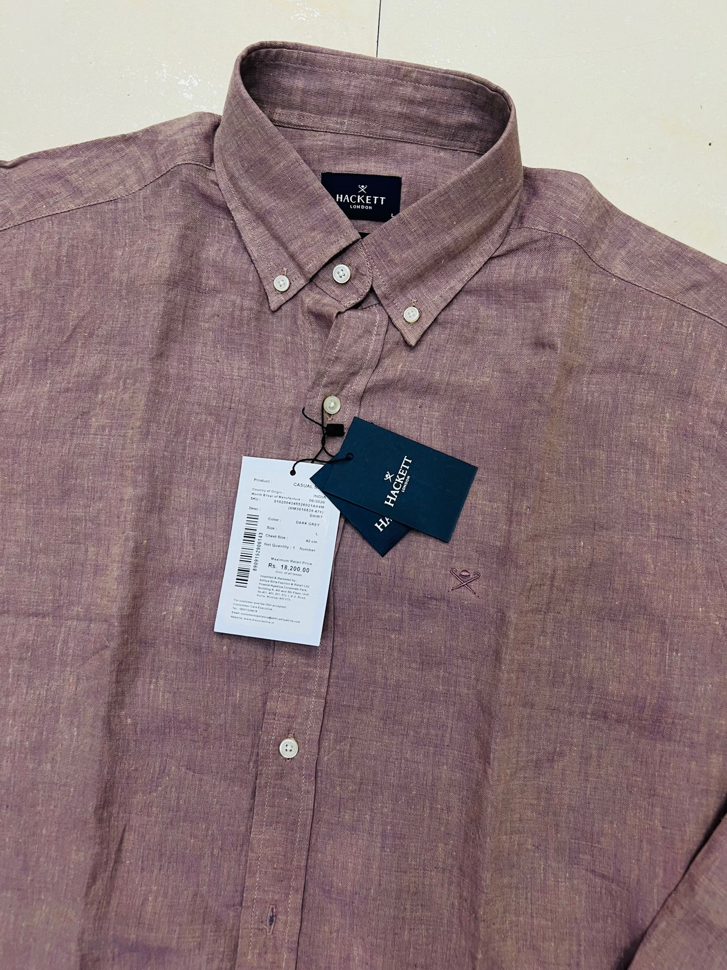 Mens linen shirt