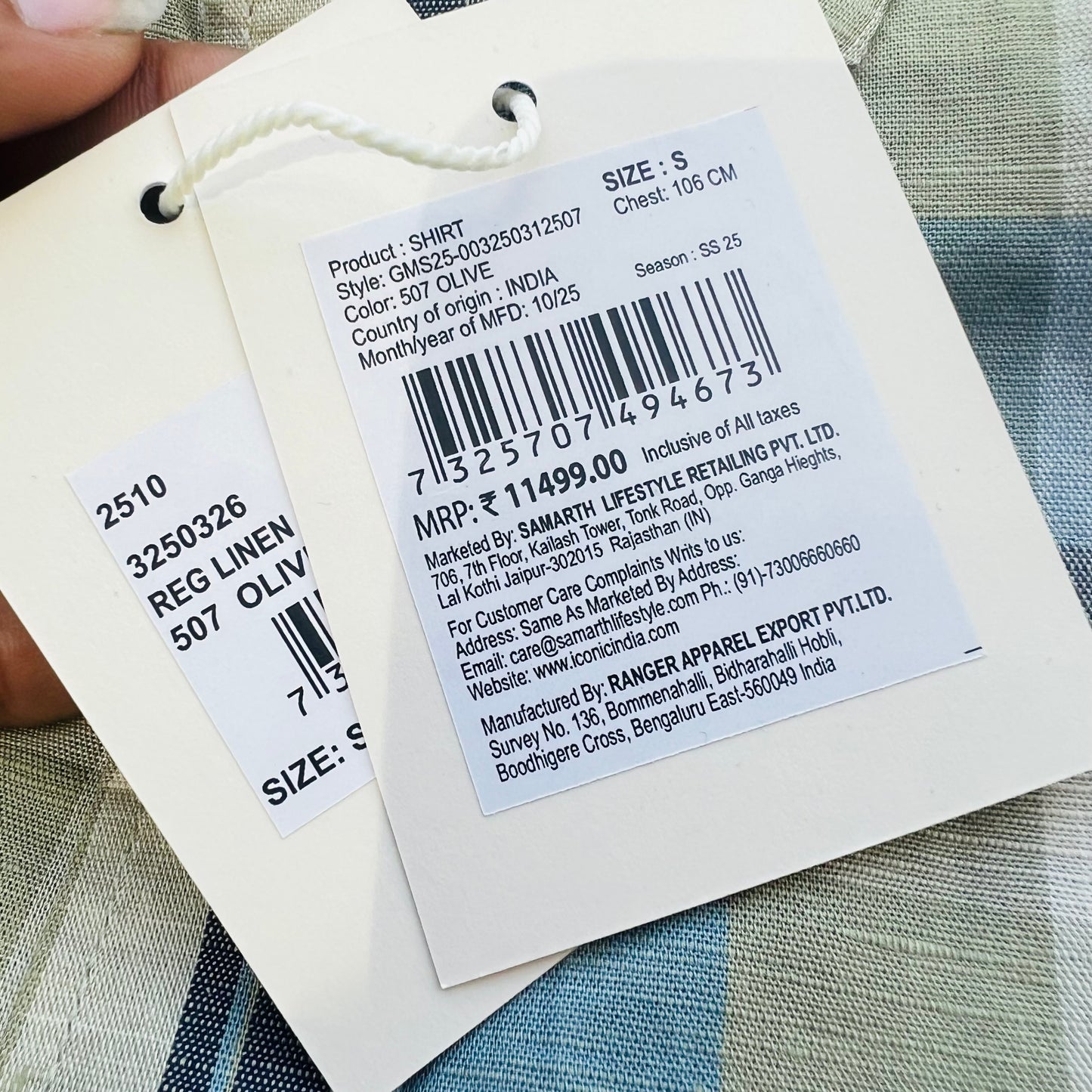 Linen full sleeve shirt