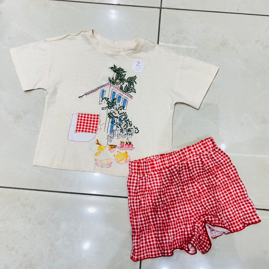 Girls cord- set