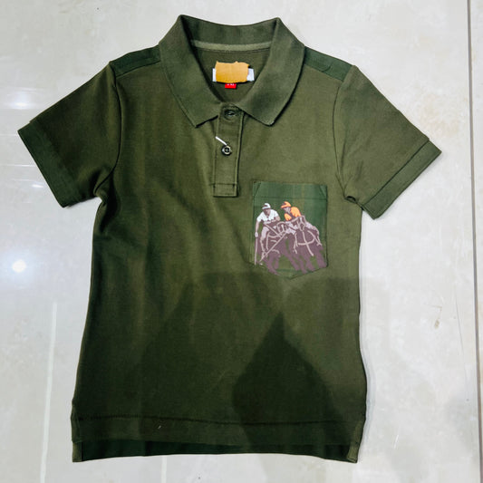 Boys collar t shirt