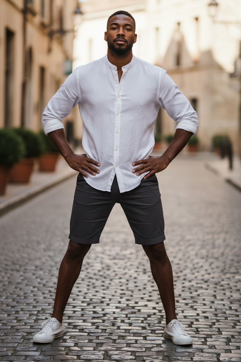 Gauze fabric shirt
