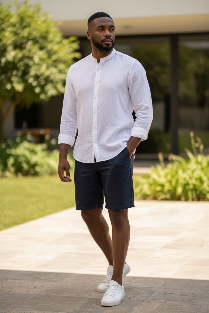Gauze fabric shirt