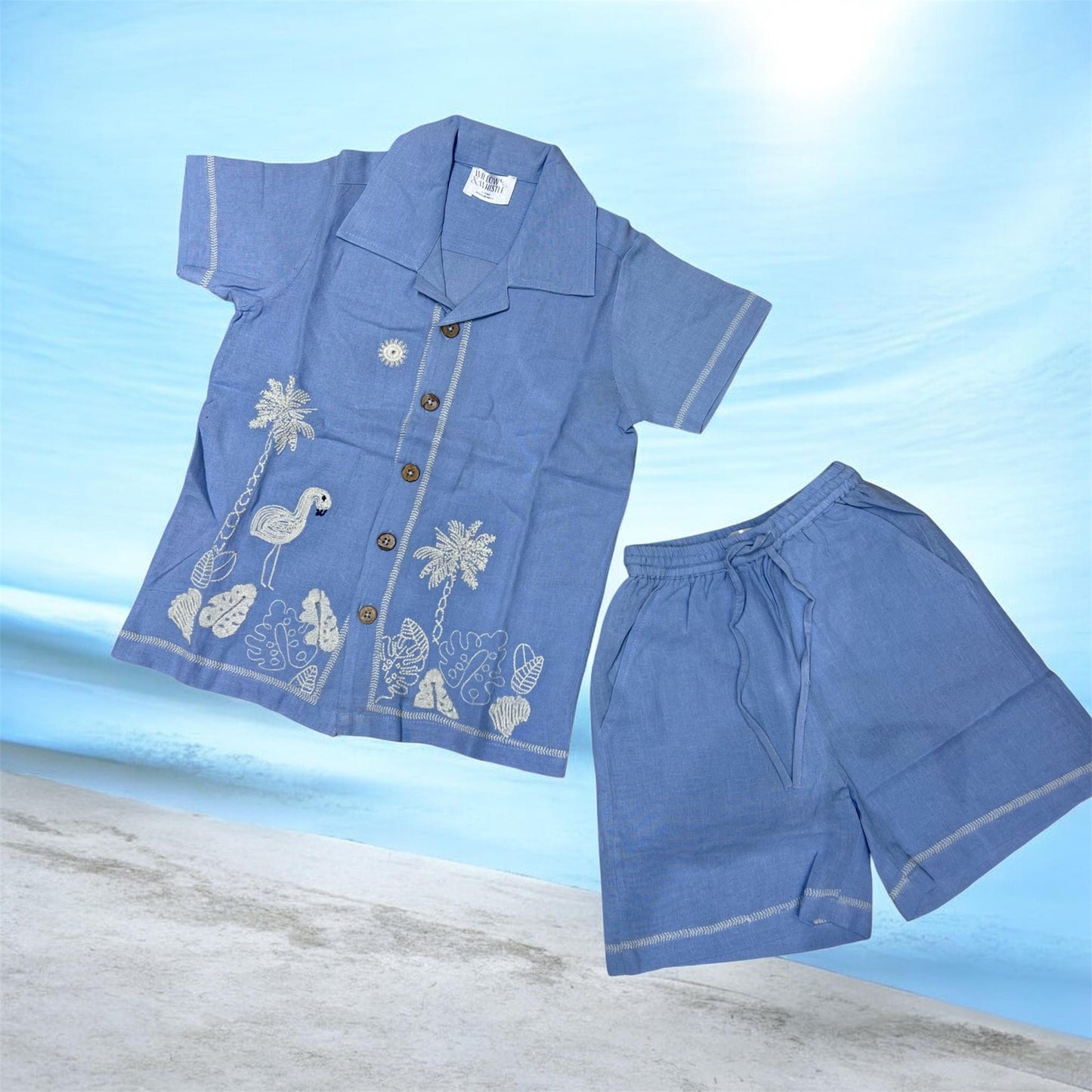 Boys cord- set