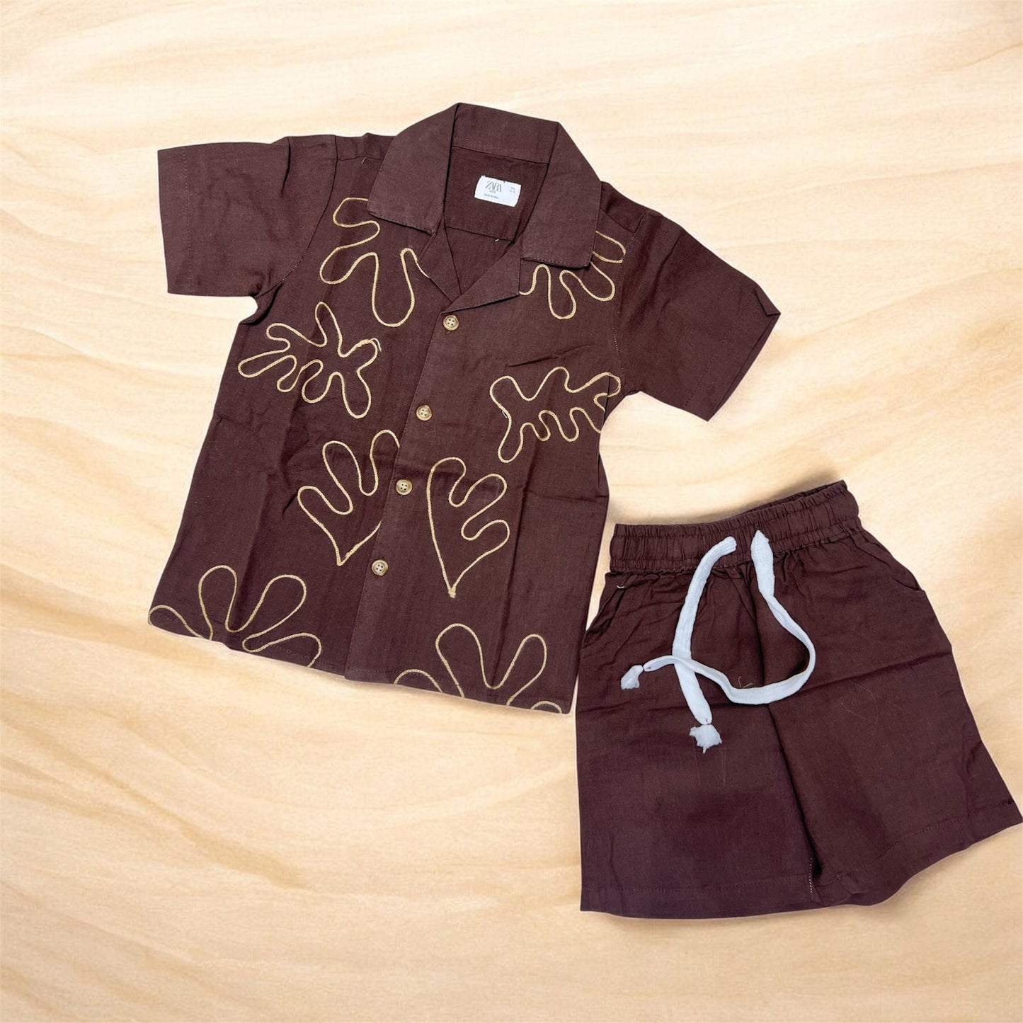 Boys cord- set