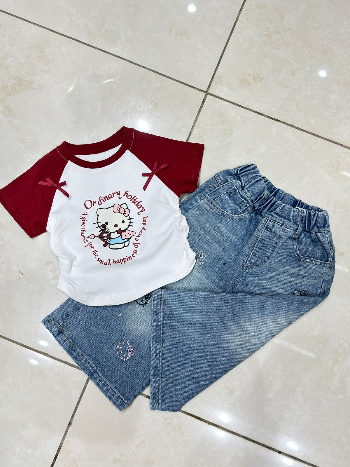 Girls cord-set